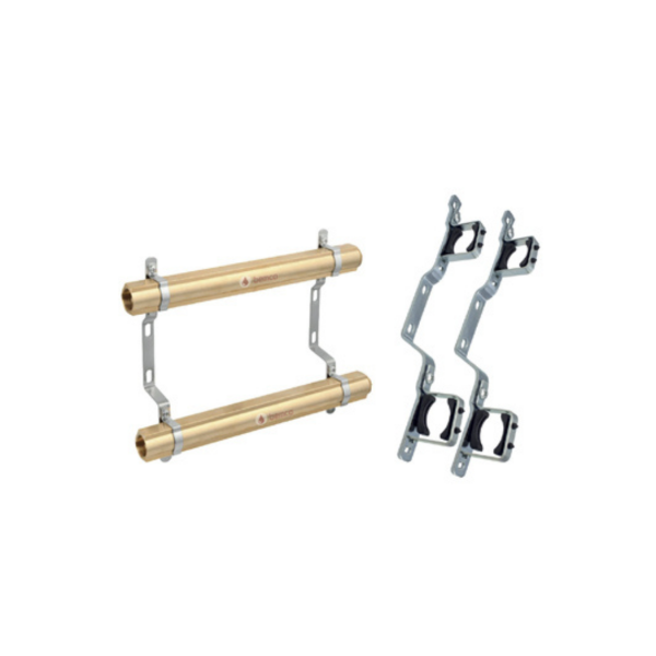 Attache collecteur double par 2 pcs 4/4″